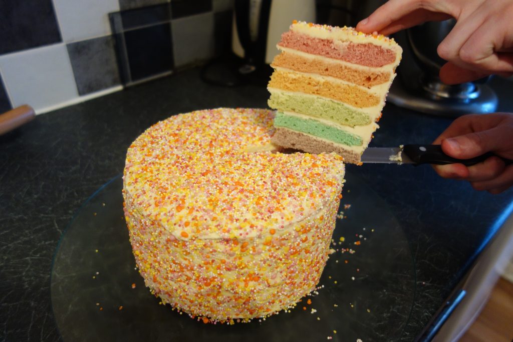 Rainbow cake