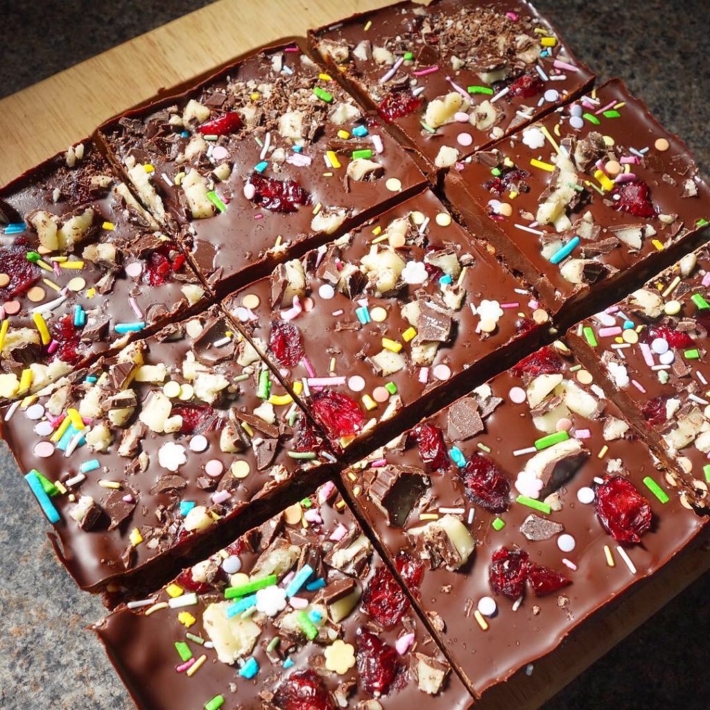 Chocolate, Orange and Cranberry Vegan Tiffin