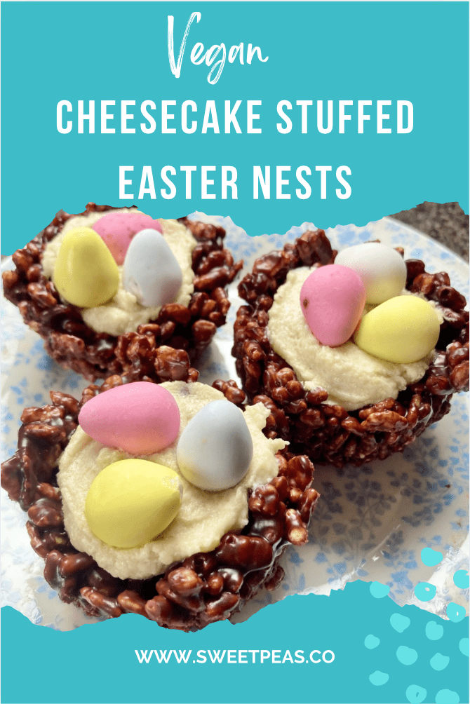 Vegan Cheesecake Stuffed Easter Nests Pinterest