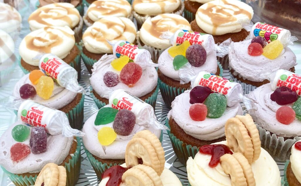 vegan bubblegum sweetie cupcakes