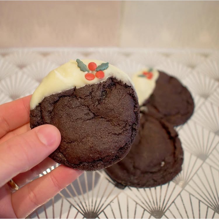 Christmas Pudding Cookies