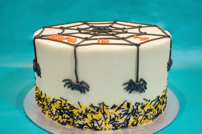 Halloween Spider Cake