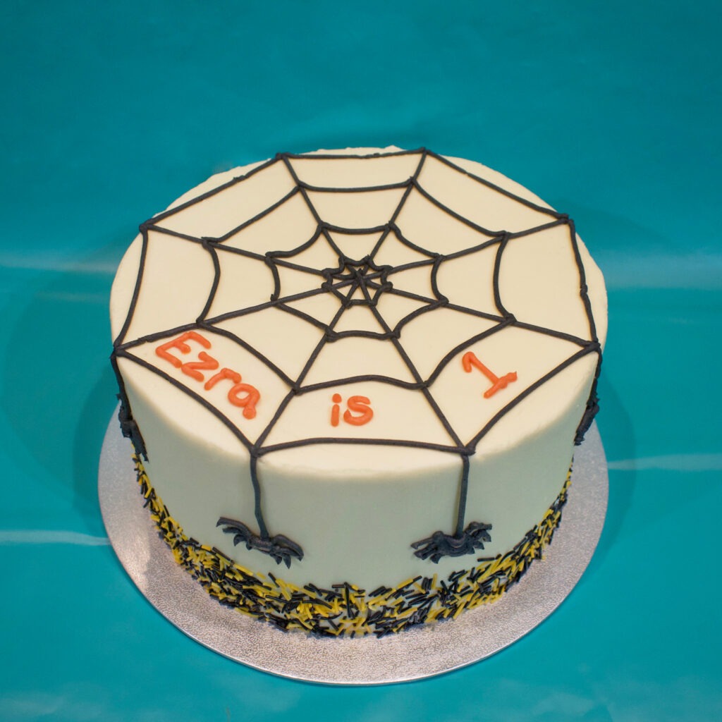 Halloween Spider Cake