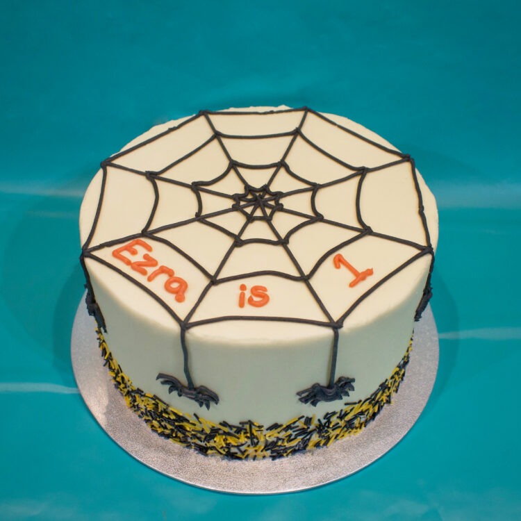 934D200E-567D-4EEB-9703-30F57DB60BC4 Halloween Spider Cake